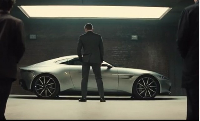 Aston Martin DB10 in trailer for new James Bond movie 'Spectre'
