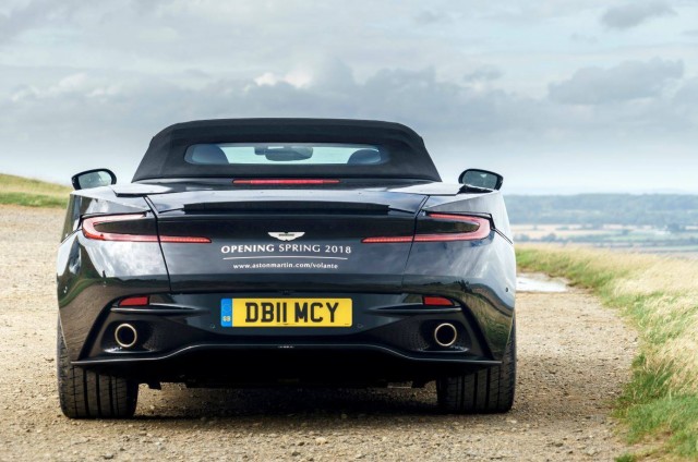 2018 Aston Martin DB11 Volante teaser