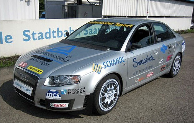 Audi A4 fueled by biogas