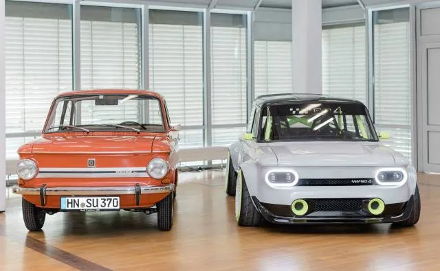 Audi turns cutesy NSU Prinz 4 into wild EV