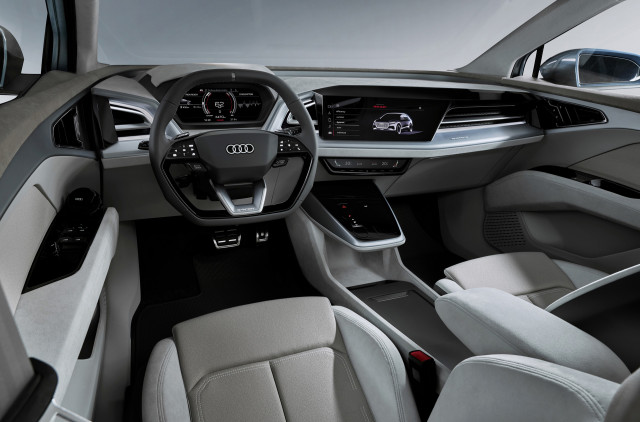 Q4 e-tron concept previews Audi's first EV based on MEB platform