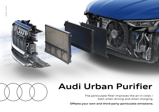 Audi Urban Purifier air filtration system