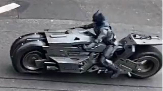 Here's Batman's new Batcycle from 