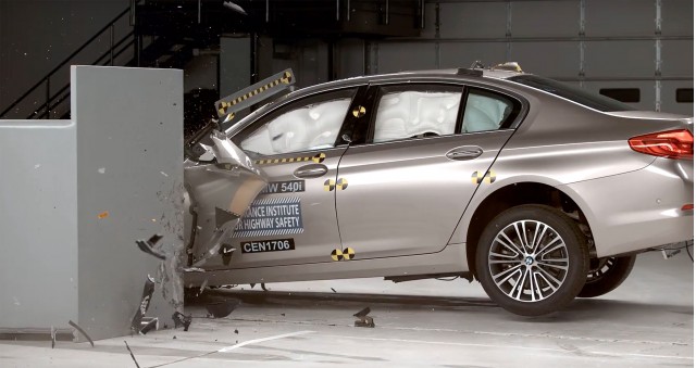 IIHS names 2017 BMW 5-Series a Top Safety Pick+ post image
