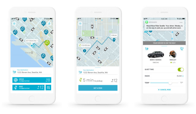 BMW ReachNow app now with ride-sharing feature