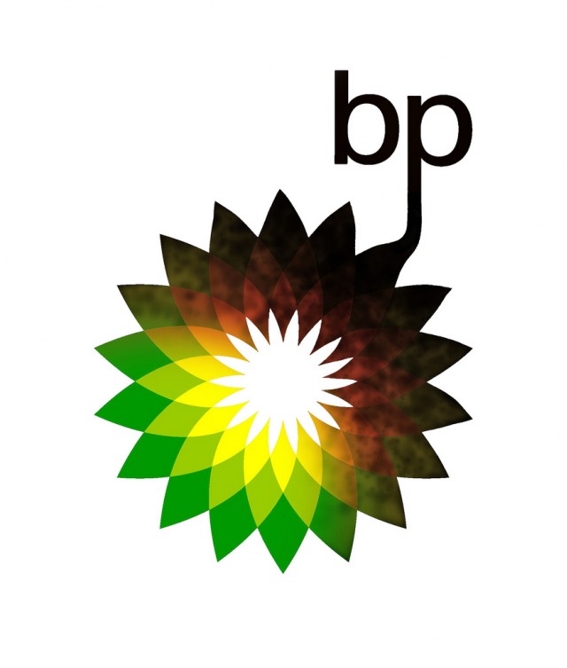 BP logo, reimagined [via Greenpeace UK]