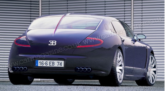 Bugatti Royale Or Bordeaux Rendered