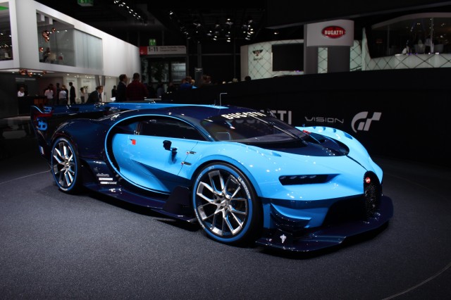 Bugatti Vision Gran Turismo concept - 2015 Frankfurt Motor Show live photos
