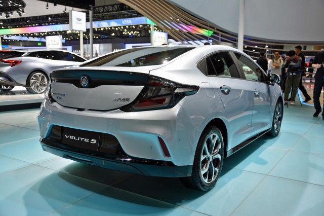 Buick Velite 5, for sale in China, at 2017 Shanghai auto show [photo: Ronan Glon]