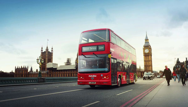 BYD London double-decker bus