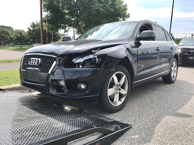 Audi Q5 after car crash, July 2017