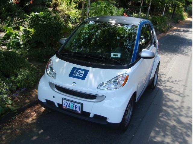 Car2Go Smart Fortwo, in Portland