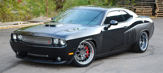 The beefy Dodge Challenger gets an even brawnier look from Classic Design's fender flare kit The beefy Dodge Challenger gets an even brawnier look from Classic Design's fender flare kit