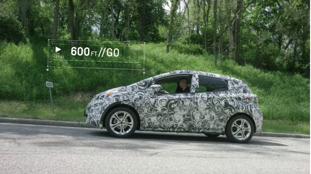 Chevrolet Bolt EV electric car development prototypes in testing, Jan-Jun 2015 [from GM video]
