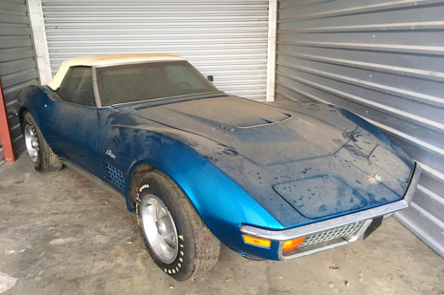 A 1972 Chevrolet Corvette Convertible with less than 1,000 miles