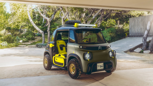 Citroën turns Ami electric microcar into safari-chic vacation plaything