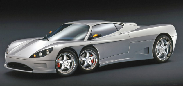The Covini C6W made its debut at the 2004 Geneva Motor Show and is rumored to see production next year The Covini C6W made its debut at the 2004 Geneva Motor Show and is rumored to see production next year