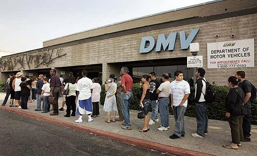 DMV line