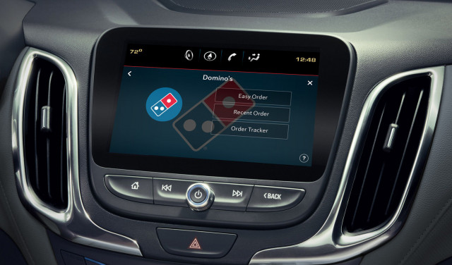 New Domino's in-car app lets drivers order pizza on the go