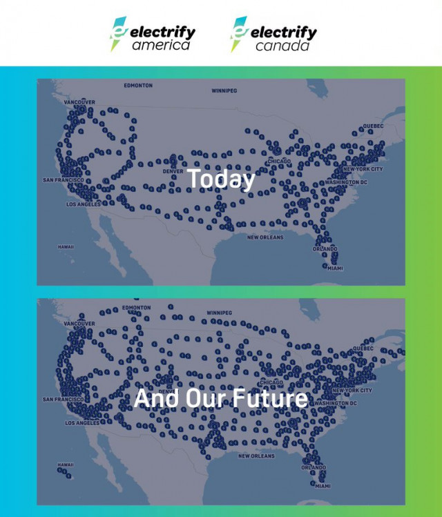 Electrify America plans to double charging network by 2025, expand to