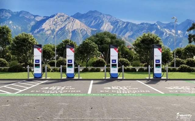 Electrify America EV chargers for utility Rocky Mountain Power