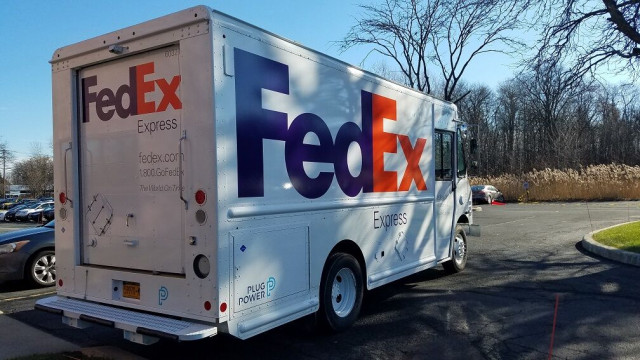 FedEx Workhorse Plug Power fuel-cell delivery truck