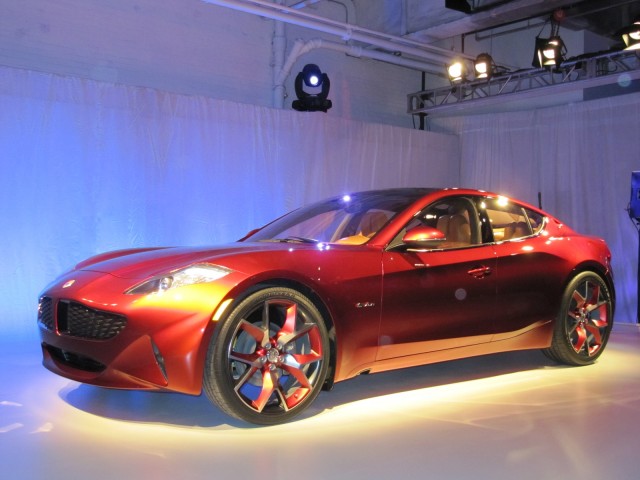 Fisker Atlantic concept unveiling before New York Auto Show, April 2012