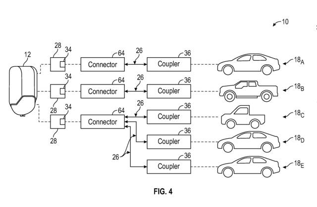 Ford bidirectional charging adapter patent image