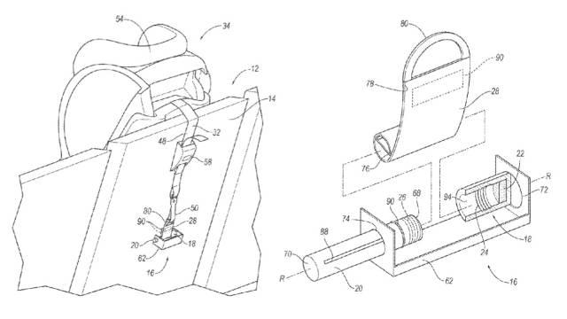 Ford car seat energy absorption system patent image