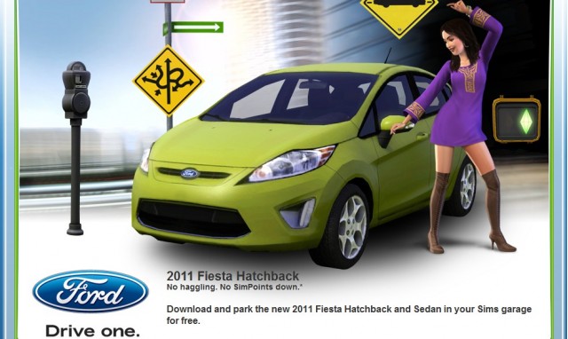 Ford Fiesta in The Sims 3