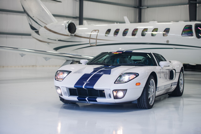 2006 Ford GT with 10.8 miles on its odometer - Image via RM Auctions