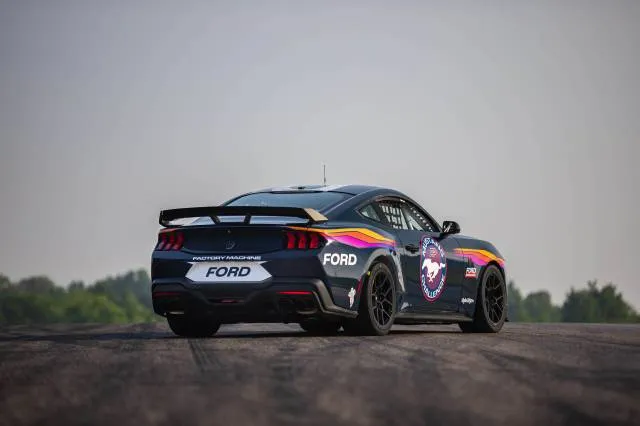 Ford Mustang Dark Horse R ready to race in one-make series