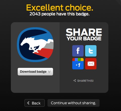 Ford Social Badges