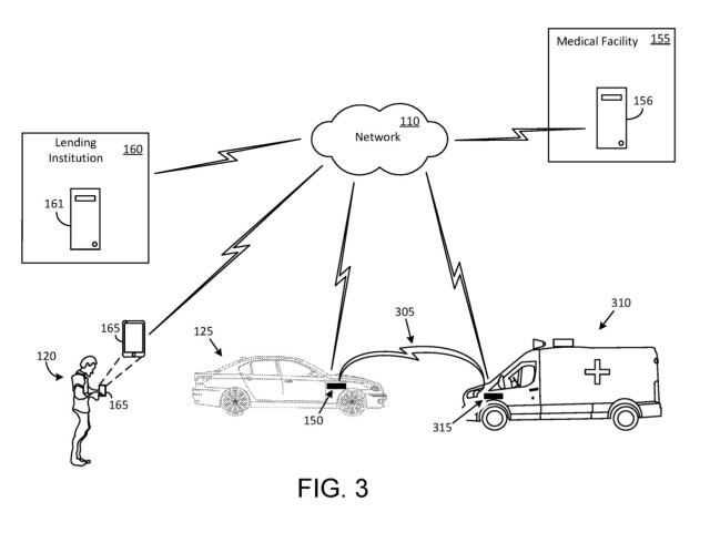 Ford vehicle repossession system patent image