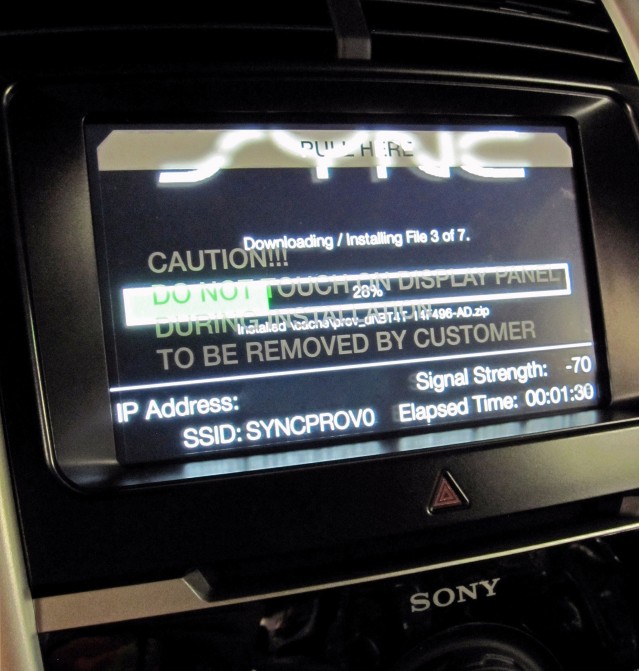 Ford's Oakville assembly line enables WiFi uploading of SYNC software