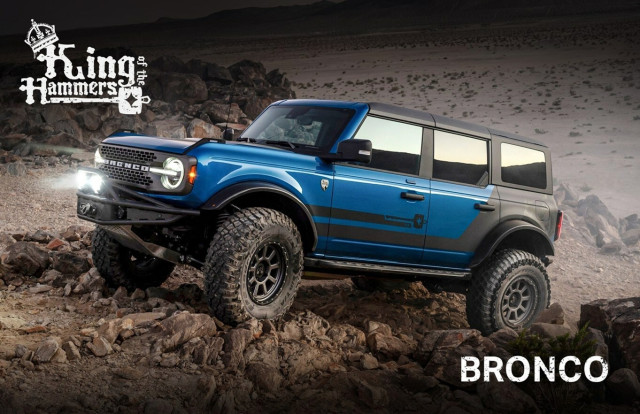 Fox Factory Performance Vehicle Development Ford Bronco King of the Hammers edition
