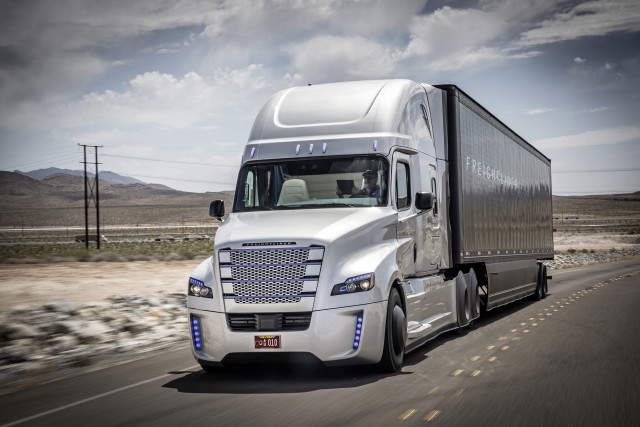Freightliner Inspiration Truck self-driving truck concept