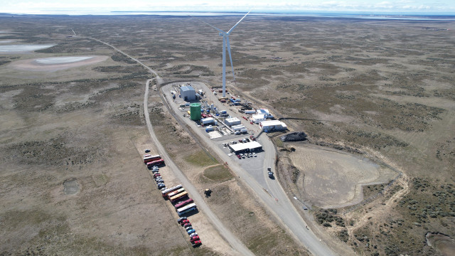 Haru Oni synthetic fuel pilot plant in Punta Arenas, Chile
