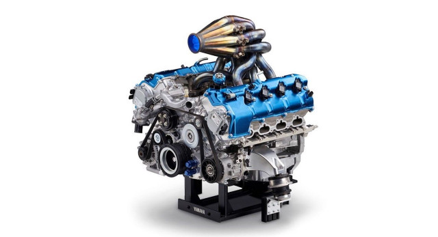 Hydrogen-powered V-8 developed by Yamaha and Toyota