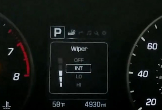 Hyundai wiper setting alerts