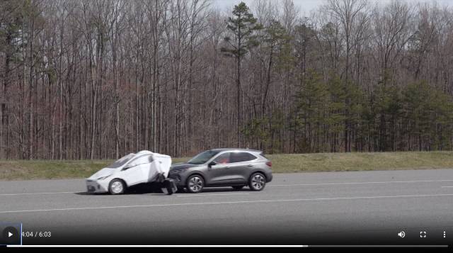 IIHS automatic emergency braking tests at high speed and motorcycles