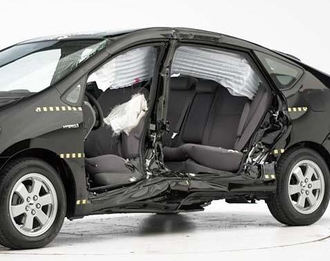 IIHS side crash test of 2004-2006 Toyota Prius