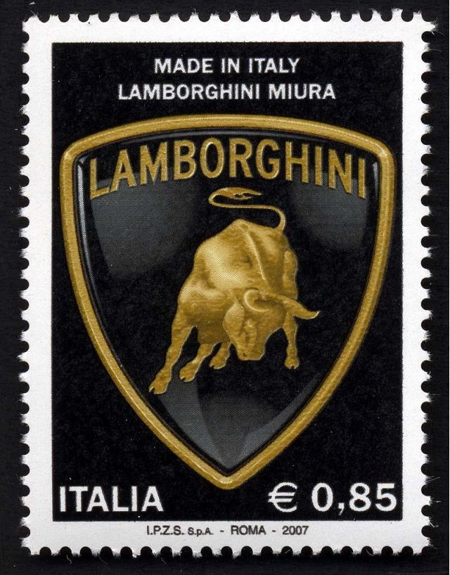 Lamborghini Gets Its Own Stamp