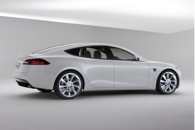 Tesla Model S Electric Car Revealed
