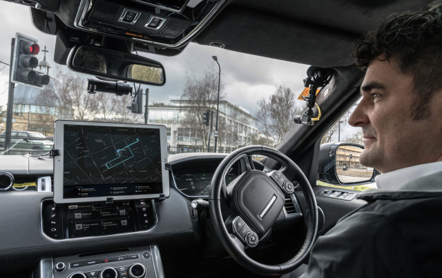 Jaguar Land Rover self-driving car