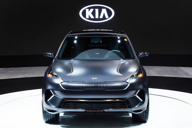 Kia Niro EV concept, 2018 Consumer Electronics Show