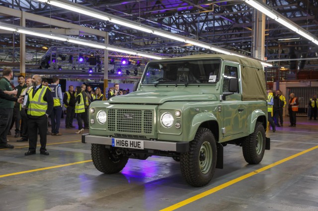 Last Land Rover Defender is built at famous Solihull plant in the United Kingdom - January 29, 2016