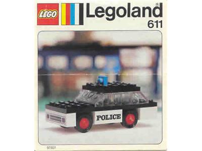 Lego 1973 police car