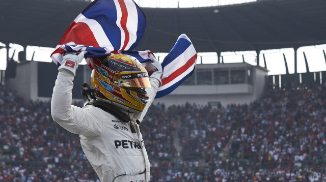 Mercedes-AMG’s Lewis Hamilton at the 2017 Formula 1 Mexican Grand Prix