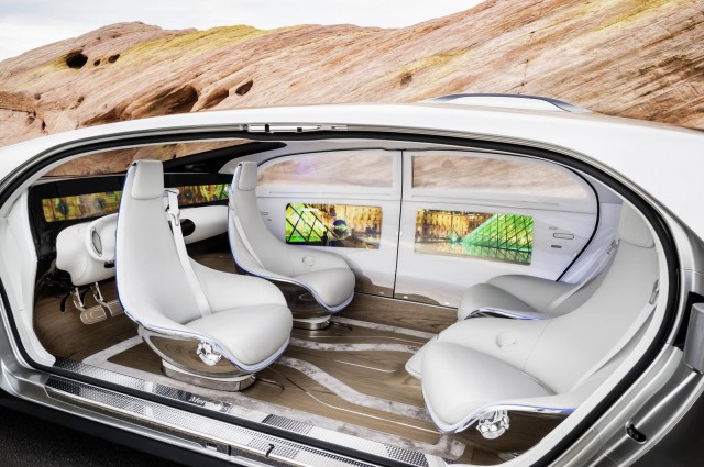 The Future Arrives Early With Mercedes Benz F015 Self Driving Car Concept